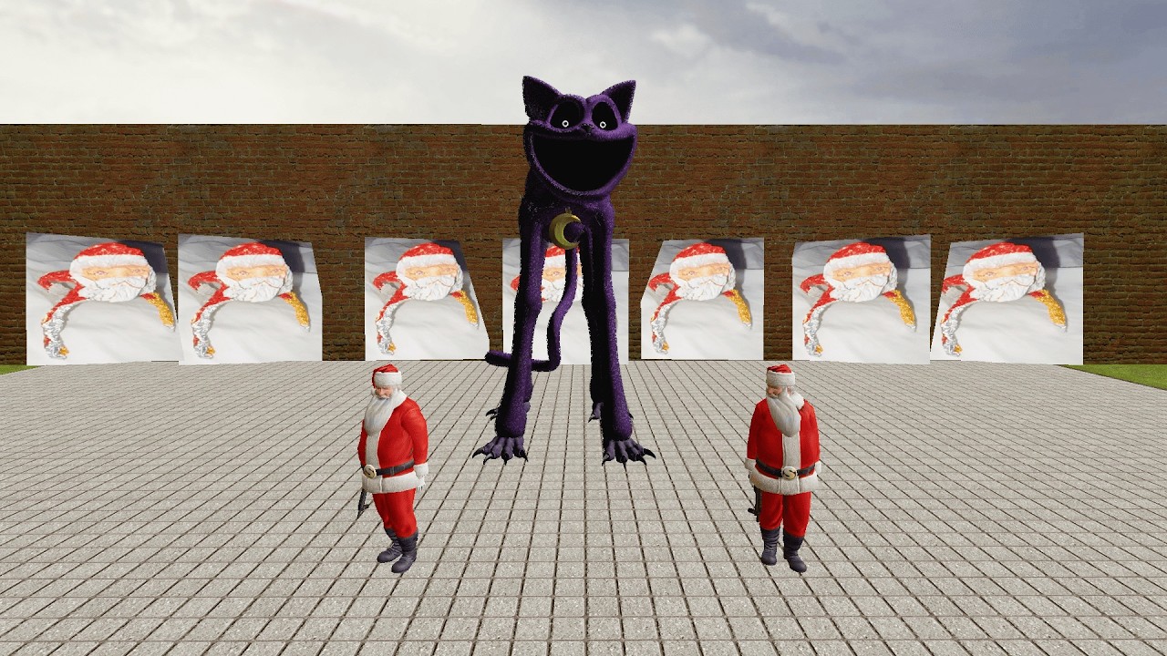 Surviving Goo Goo GaGa And CatNap In Maze Garry's Mod