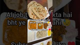 AI can't be this dangerous 😱😶#AI#platter#food#foodie#naan#paneer#sweet#love#fun#job