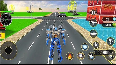 Taxi Car Robot Transforming Flying Dino Robot Game 2021 - Android Gameplay