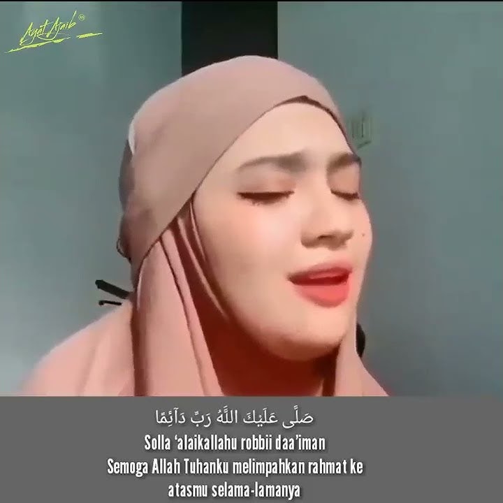 tik tok viral || cewek cantik sholawat syaikhona || suaranya  bikin baper😃