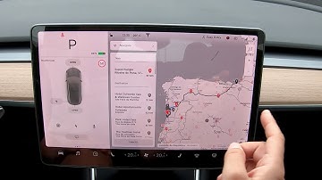 Tips on using Navigation map on Tesla Model 3 SR+