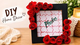 DIY Photo Frame 🖼️#viralvideo #trending #trendingcraft #youtubevideo#crafting#easycraft #shortsfeed