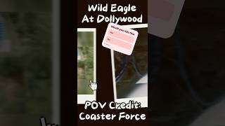 POV Credit: @coasterforce #rollercoaster #themepark #dollywood #wildeagle