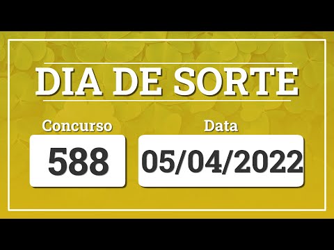 Resultado do sorteio do Dia de Sorte 588