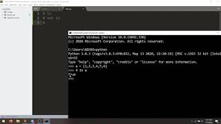 Tutorial Basic Python : [9] Membership (List) Operator