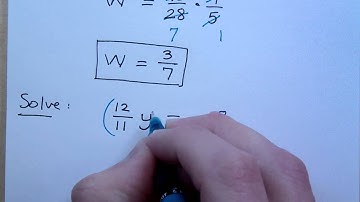 Prealgebra - Part 76 (Solving Equations with Fractions)