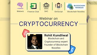 🔴LIVE WEBINAR ON CRYPTOCURRENCY || WEBWIZ & FINNACE CLUB NIT RKL
