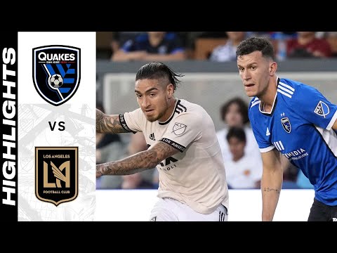 San Jose Earthquakes Los Angeles FC Goals And Highlights