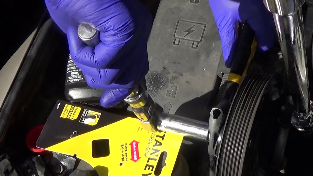 2003 Cadillac DeVille Power Steering Pump Install YouTube