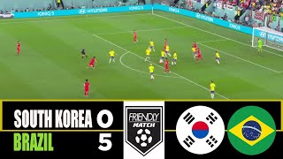 SOUTH KOREA vs BRAZIL 0-5 | 2025 International Friendly | Match Highlights