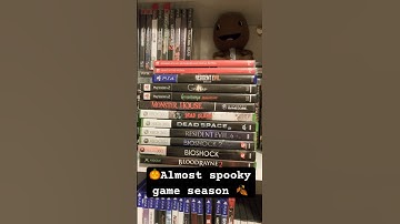 Almost spooky game season #gamecollection #gaming #switch #ps4 #gamecube #xbox #xbox360 #shorts #fyp