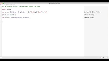 BRENACADEMY - Introducción a Swift - 9 Diccionarios