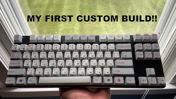 First Custom Keyboard Build!! // Alpaca V2 // Glorious GMMK