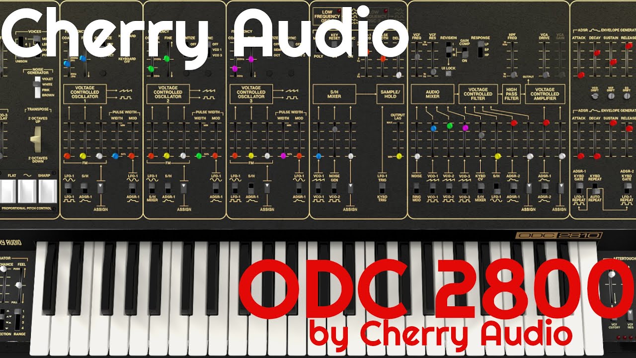 ODC 2800 Synthesizer by Cherry Audio (No Talking) - YouTube