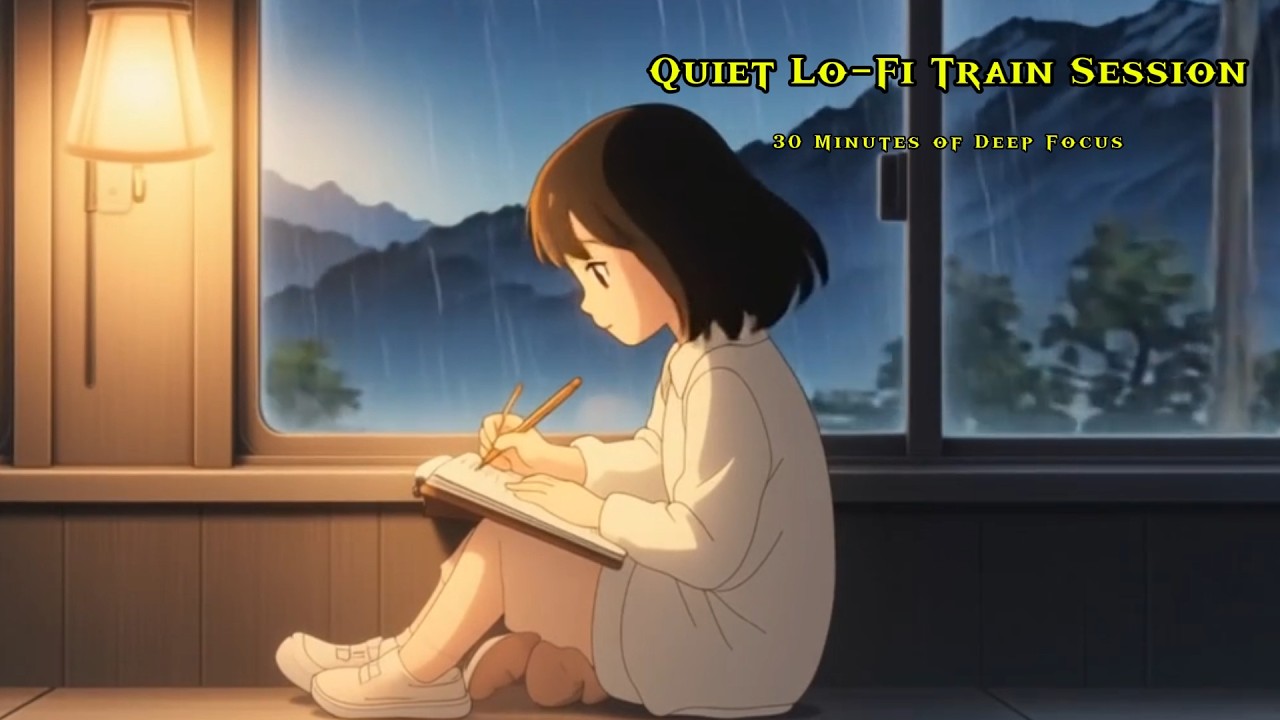 Quiet Lo-Fi Train Session | 30 Minutes of Deep Focus 🎧🚆