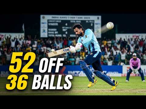 VINEET SINGH BATTING (36 BALLS 52 RUNS)