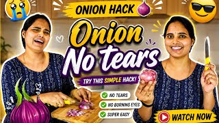 ✅ 'Cut Onions Without Crying! 😭🧅 Life-Changing kitchen Hack!'#VakyasVlogs