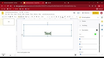 How to make a glowing text on Google Slides