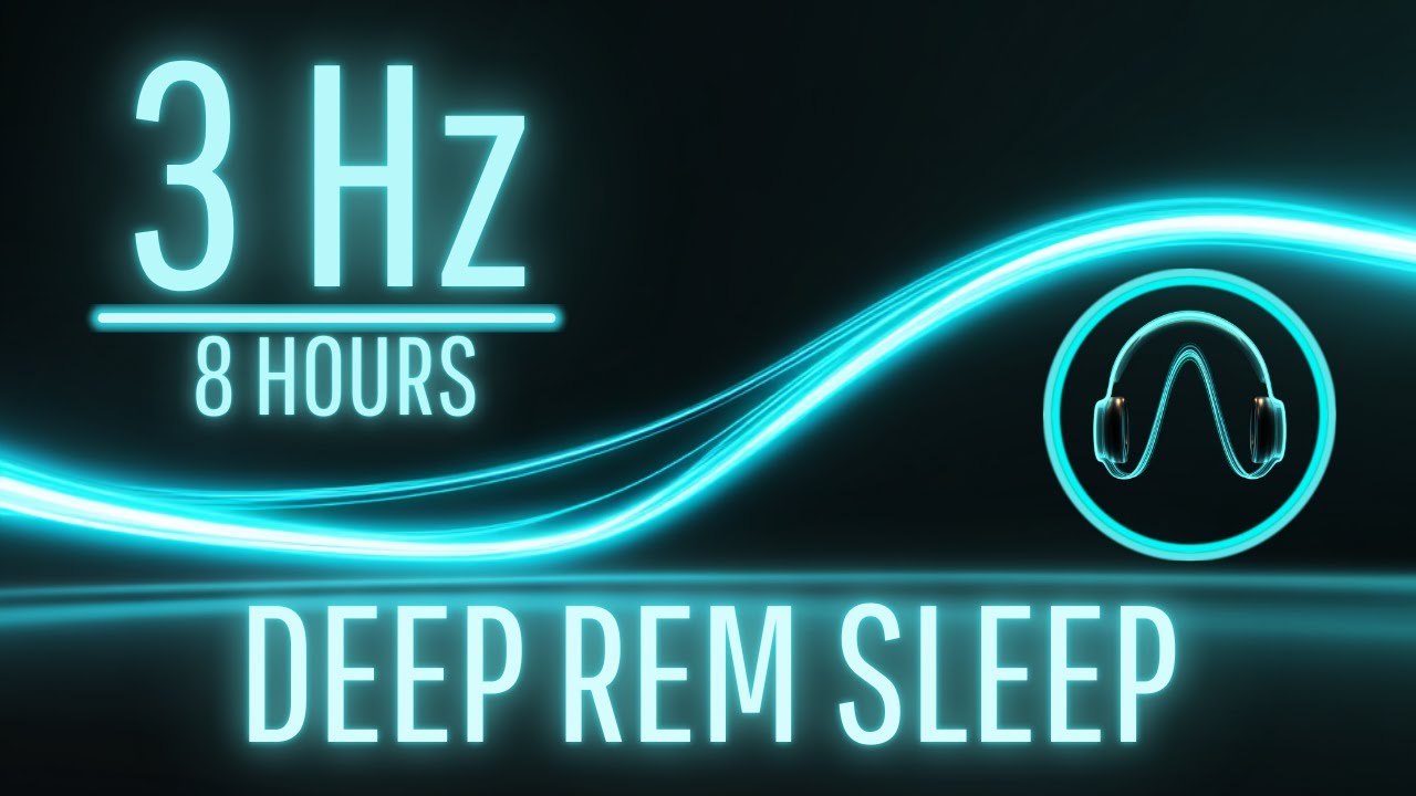 3 Hz Deep REM Sleep | Delta–Theta Waves | 8 Hours | No Music