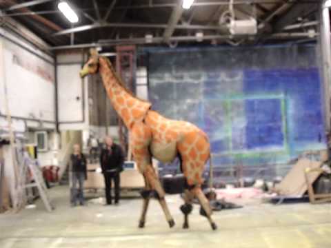 Stilt Walking Giraffe from Cbeebies Live Arena Tou...