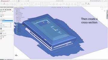 Geomagic for SOLIDWORKS Point cloud to solid model of a thermostat