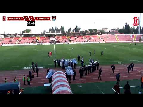 Baynet İnşaat Balıkesirspor - Bitexen Vanspor F.K  maçı canlı yayını.