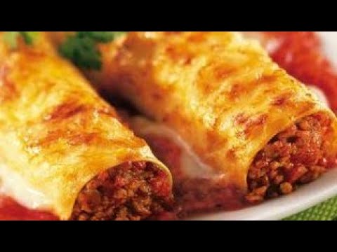 How to make beef cannelloni