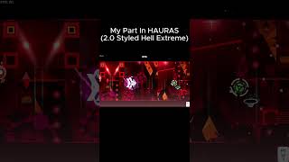 My Part In HAURAS 🔥🔥 #shorts #geometrydash #gd #gaming #extremedemon #beanied @beaniedgg