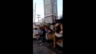 Jamaica Vlog2015 May Pen Clock On Friday Night