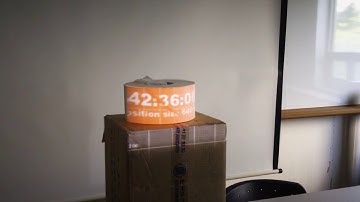 Projection Mapping on curved surface(simple test)