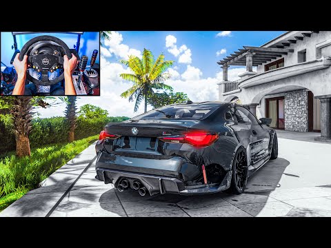 900HP BMW M4 G82 Competition - Forza Horizon 5 (Steering Wheel + Shifter) Gameplay
