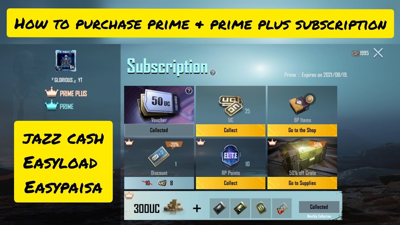 HOW TO BUY UC IN PUBG | EASYWAY TO PURCHASE PRIME PLUS | HOW TO ...