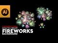 Create Realistic Colorful Fireworks Background in Adobe Illustrator