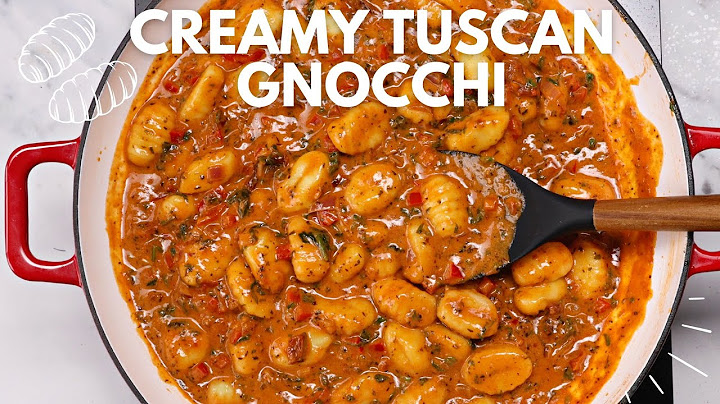 Easy Creamy Tuscan Gnocchi Recipe WOW!!