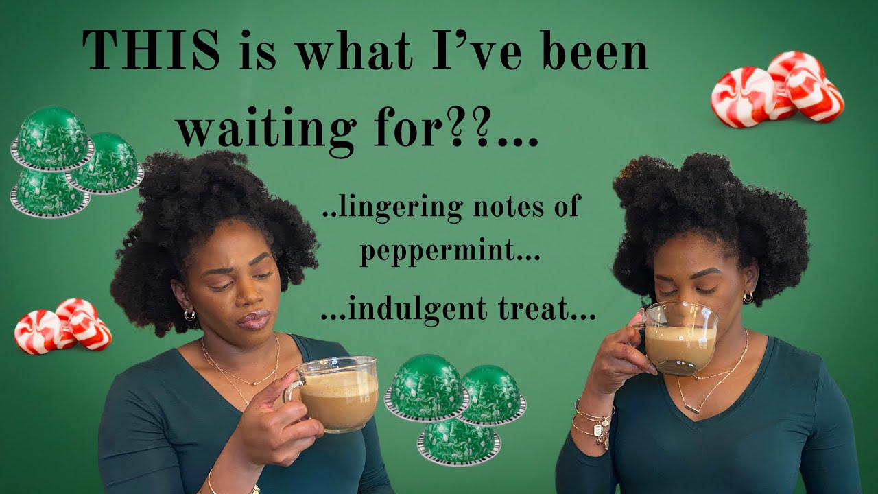 Trying the Peppermint Pinwheel Pod…..