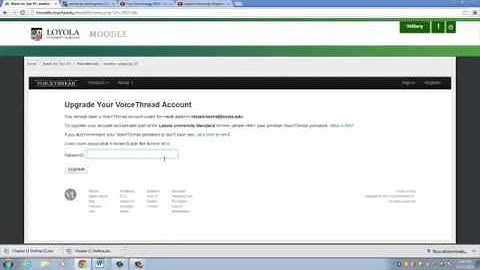 VoiceThread Moodle Integration Intro at Loyola University Maryland