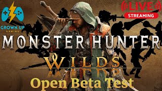Monster Hunter Wilds Open Beta Test Live Stream