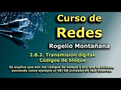 Curso de Redes. 2.8.2. Transmisión digital. Códigos de bloque