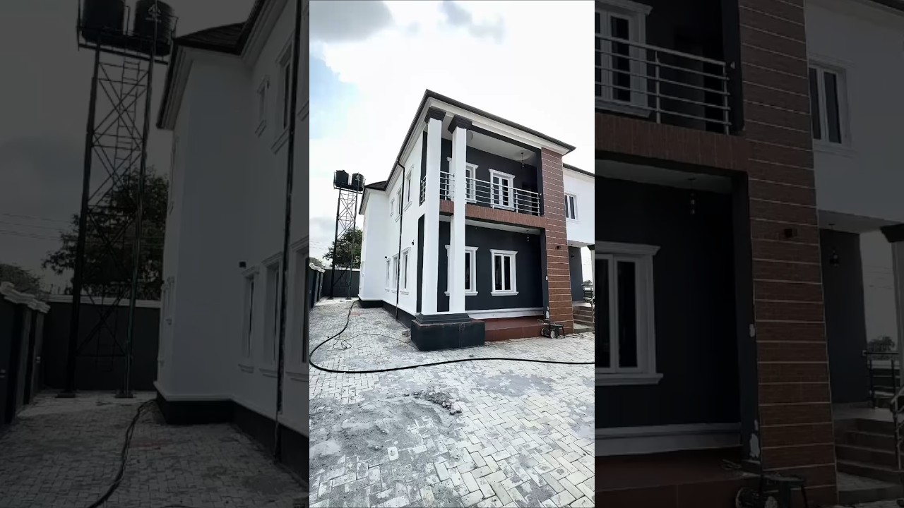 🎊A NEWLY BUILT 4 BEDROOM FULLY DETACHED DUPLEX + 2 PARLORS & GATEHOUSE 4 SALE IN LUGBE 09019353681☎️