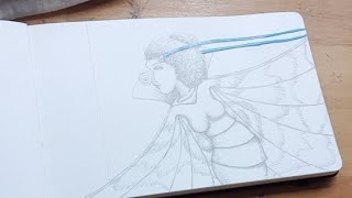 LIVE Watercolor Painting Of A Nature-inspired Creature