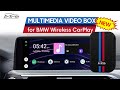 How to Watch Youtube Netflix with BMW MGU EVO Wireless CarPlay | BMW MMB Multimedia Video Box