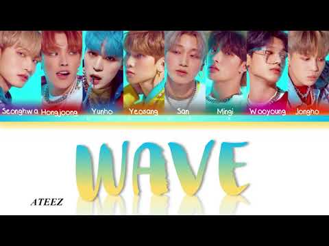 ATEEZ - Wave [ Color Coded Rom/Eng/Albanian Lyrics ]