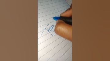 Tejas signature comment your name below #shorts #viralshort #youtubeshorts