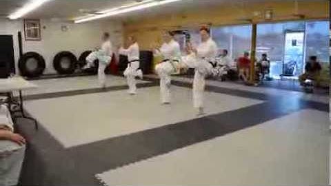 Hojo undo from Uechi Ryu dan test