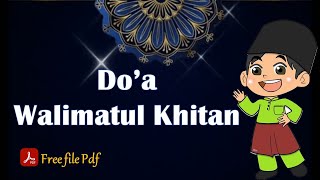 Doa Walimatul Khitan | Khitanan | Free Pdf