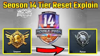 Pubg Mobile Season 14 Tier Reset | Season 13 Tier Drop | Season 14 Me Aap Kaun Se Tier Me Hoge?