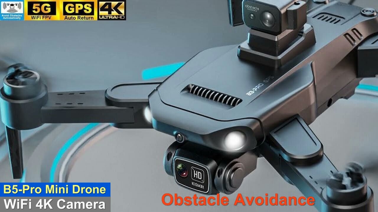 B5-PRO Obstacle Avoidance 4K Brushless Drone – Just Released
