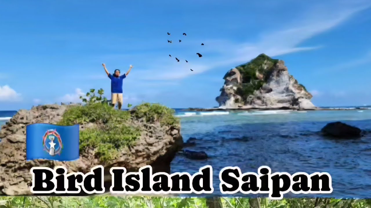 HIKE DOWN  BIRD ISLAND SAIPAN 