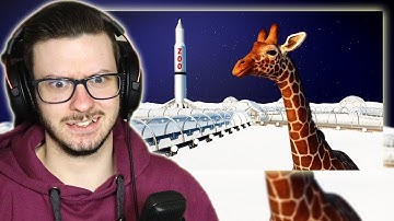 Daxellz Reacts to Lets Game It Out I Built an Unethical Zoo ON THE MOON - Planet Zoo