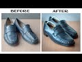 How to properly clean leather shoes in 5 minutes.